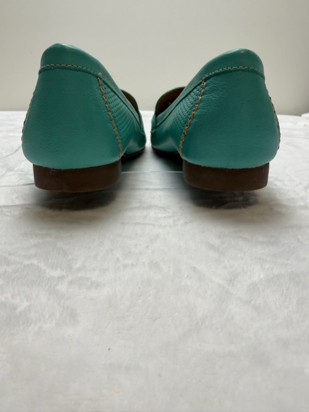 Peter Millar Perforated Leather Driving Loafers 8 Preppy Resort Travel Comfort - Picture 6 of 11